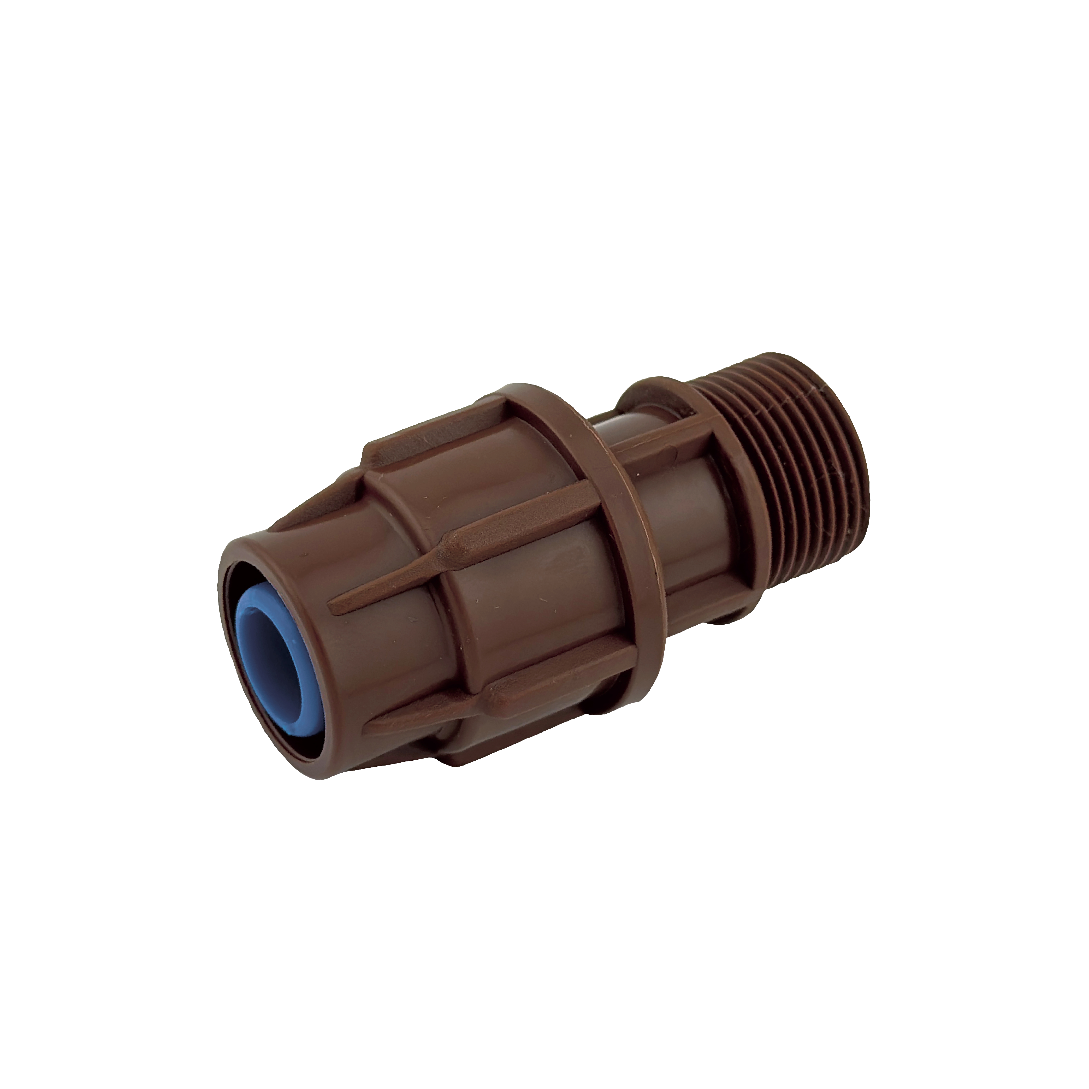 COUPLING MALE LOCK BROWN