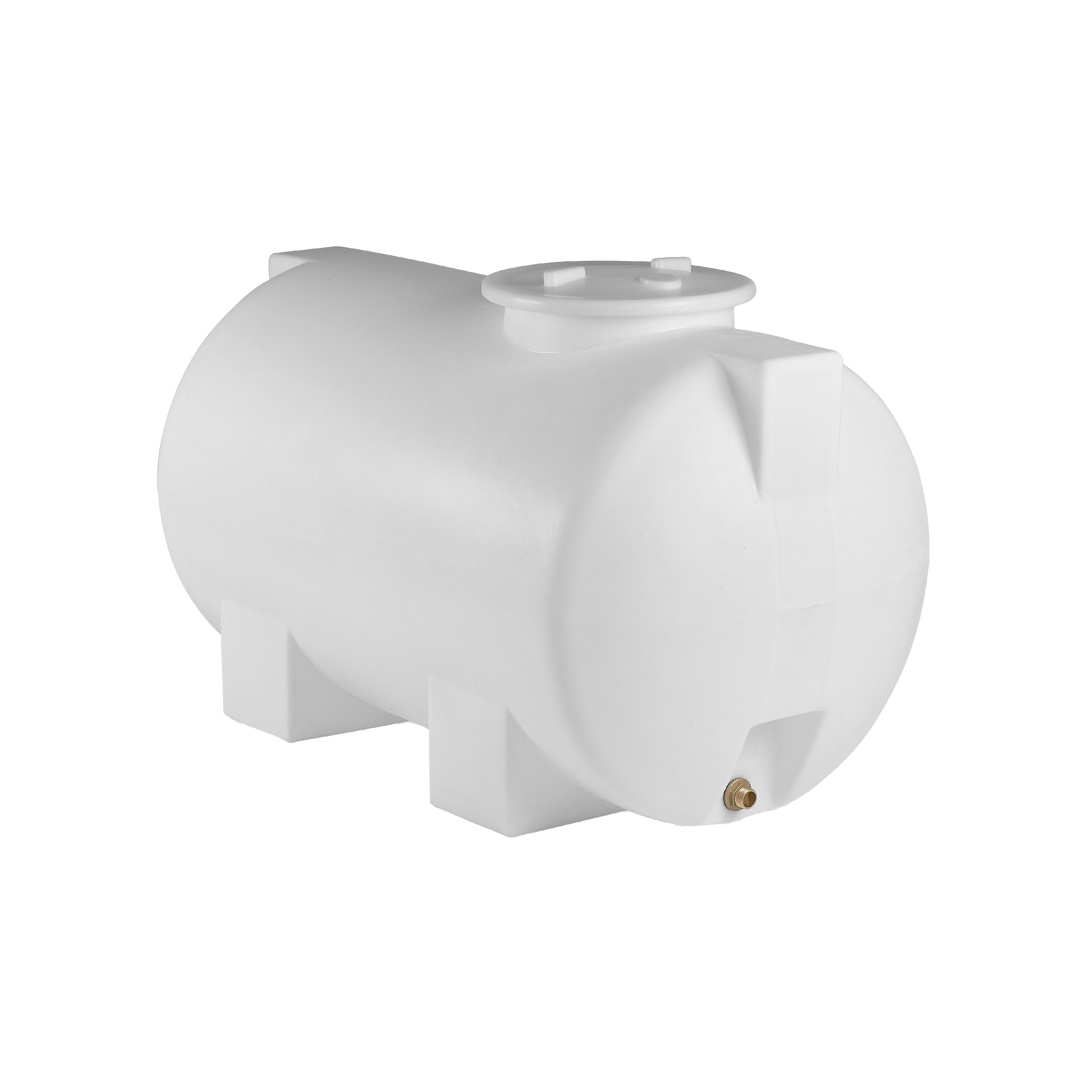 TANK CYLINDRICAL HORIZONTAL WHITE