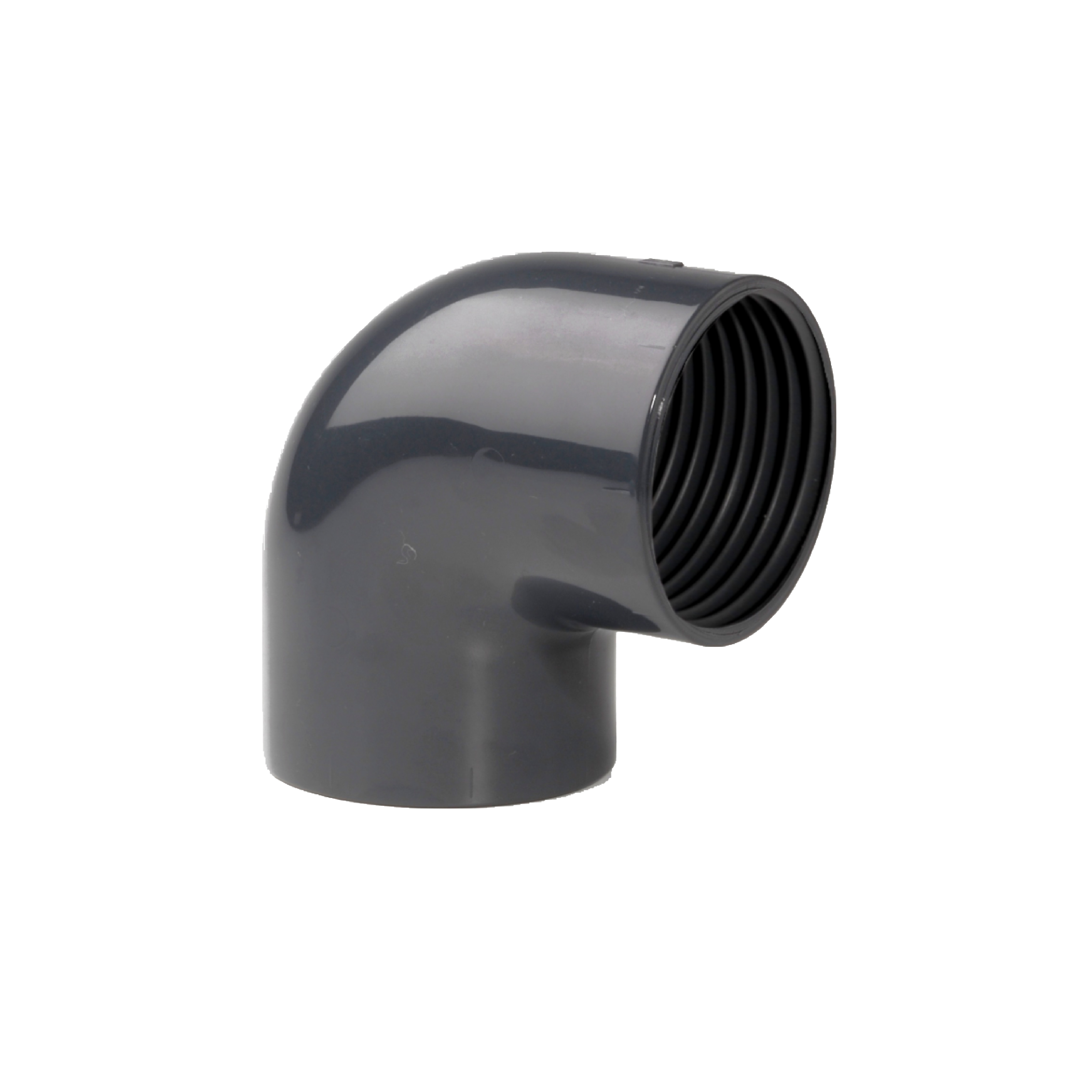 ELBOW THREADED PVC