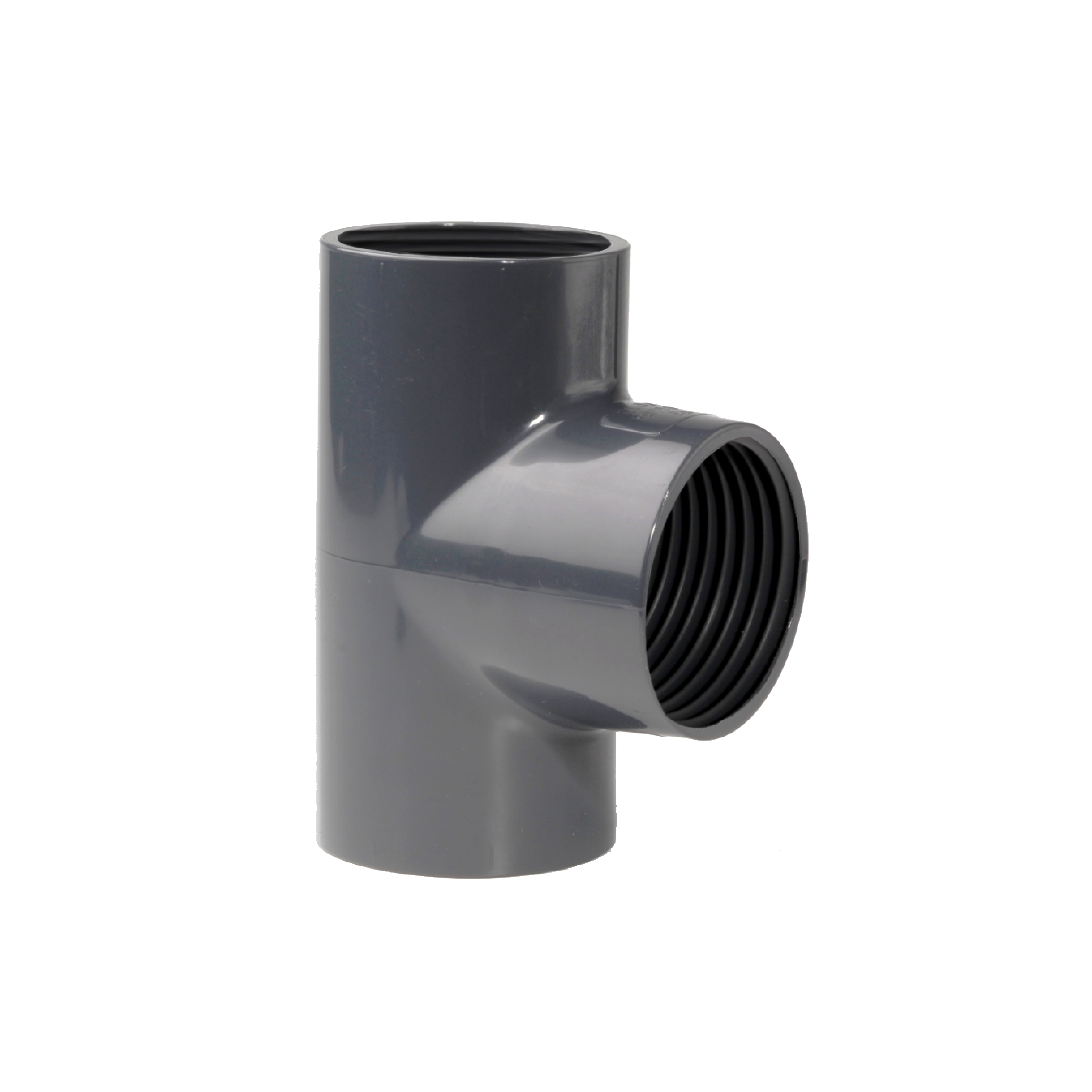 TEE THREADED FEMALE PVC